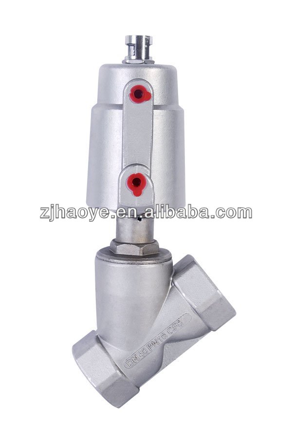 Angle seat valve