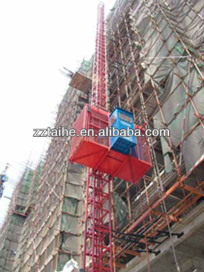 anti-falling cage variable frequency building construction lift