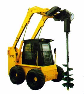 Attachment of JC Skid loader: Auger