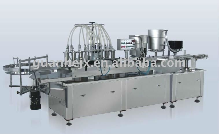 Auto capsule sterile injection filling machine/monoblock odel Number:GHSPF-P1/2/4 Auto capsule sterile injection filling machine/monoblock