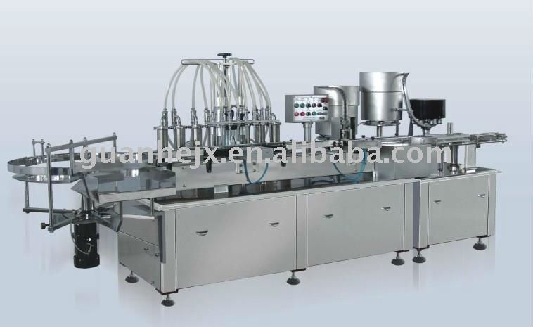 Auto capsule sterile injection filling machine/monoblock