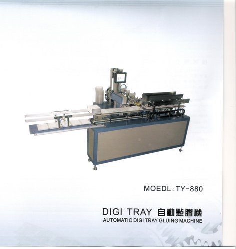 Auto Digi Tray Gluing Machine