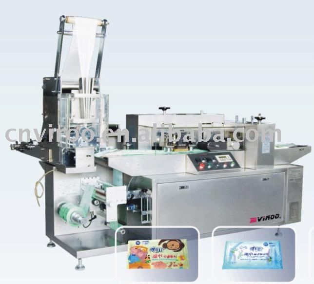 auto horizontal facial wet tissue machine