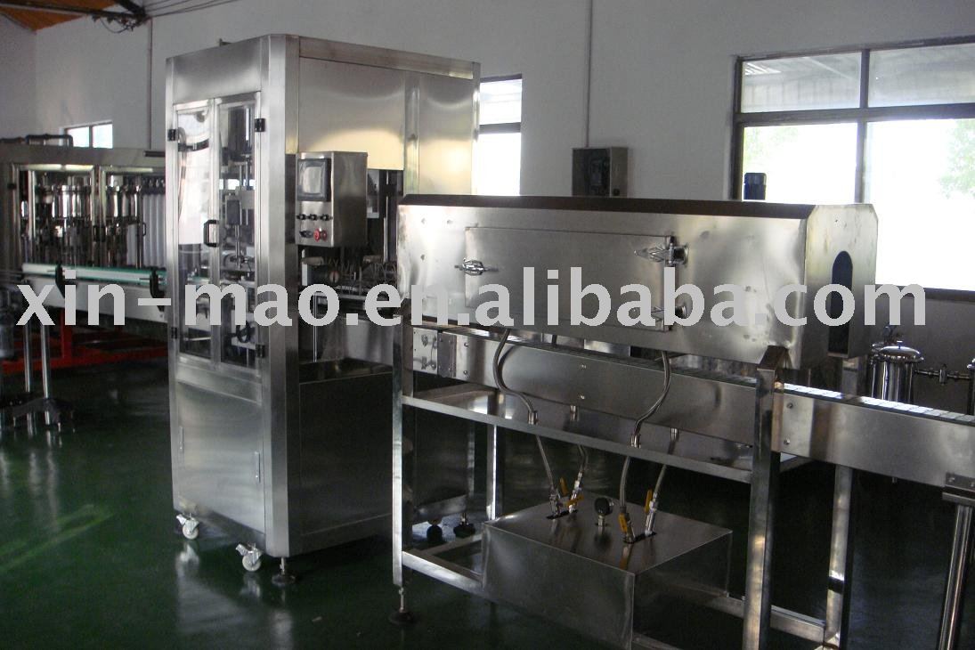 Auto sleeve labeling machine beverage packing system