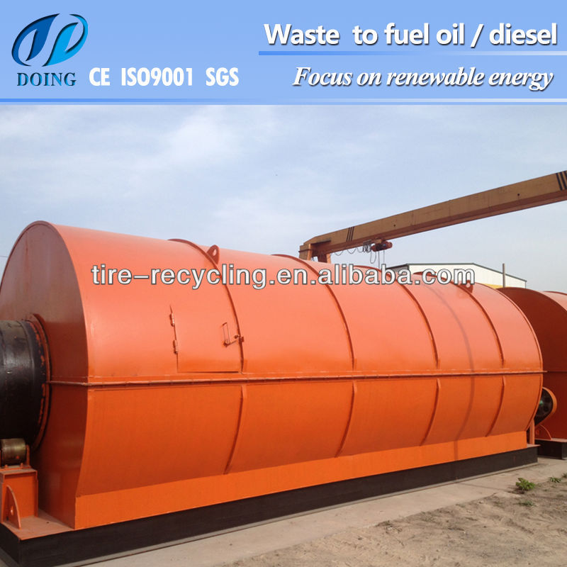 AUTO Trucks waste tyre recycling fuel oil machinery processing 4.5 tons fuel oil supplier