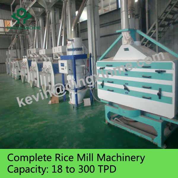 Automatic 18 to 300 TPD Complete Rice Mill Machinery Price