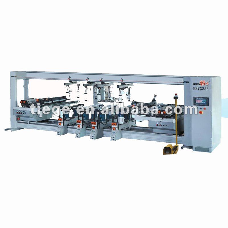 Automatic 4-head drilling machine in woodworking machinery