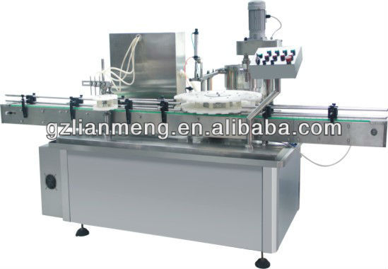 Automatic 4 heads bottle filling and capping machine