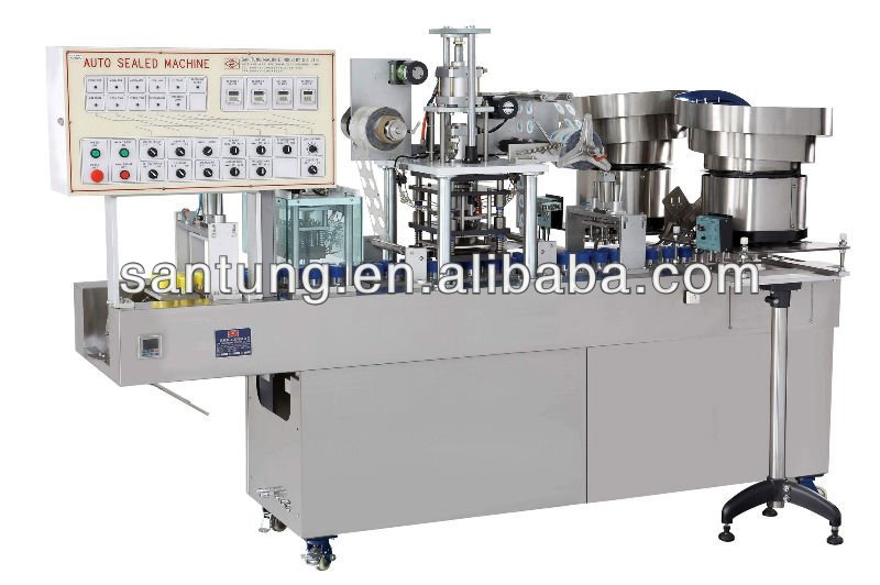 Automatic 5 gallon bottle cap label sealing machine