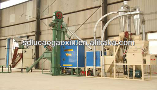 Automatic 6FW-12A maize flour milling machine