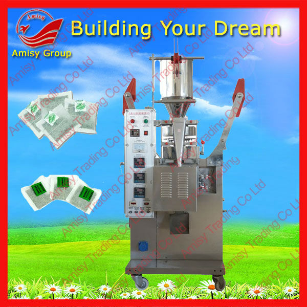 Automatic AMSYD12 Tea bag packing machine with thread and tag/Tea packer