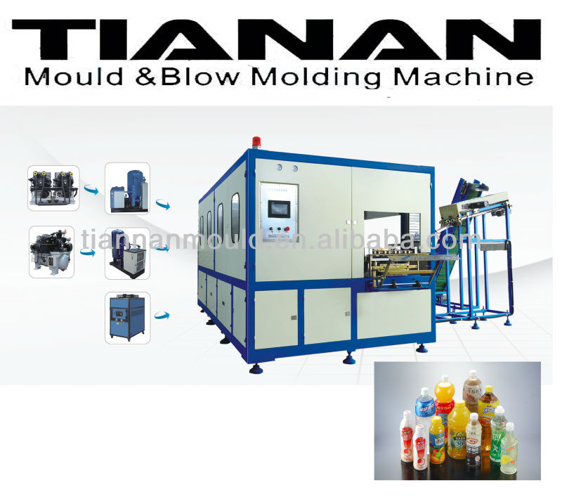 automatic blow molding machine(4 cavity)