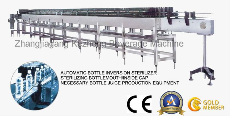 Automatic Bottle Sterilization Sterilizer for PET bottle juice line/CE