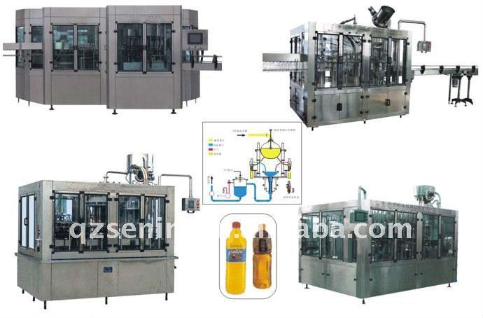 Automatic Cans or bottle fruit Juice Filling Machine from China