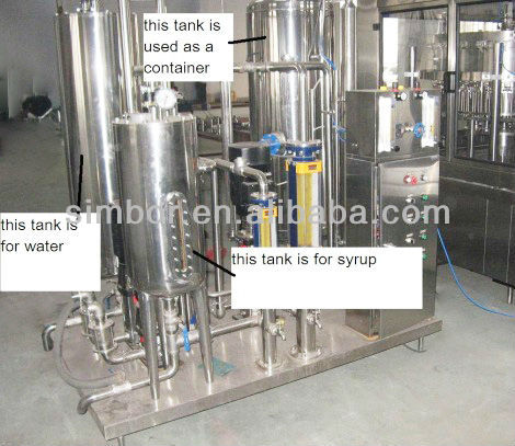 automatic carbonated beverage drink mixing machine