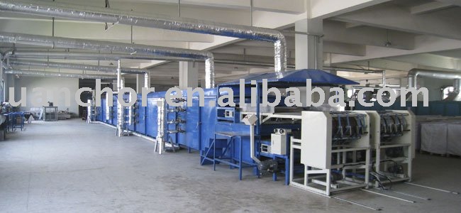 automatic card coating and drying line