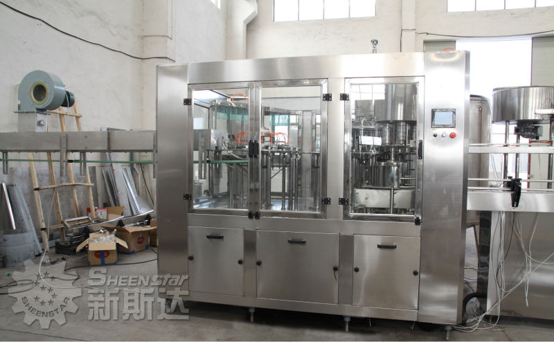 Automatic coconut water bottle filling plant