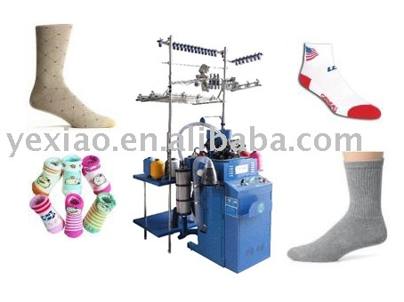 Automatic computerized circular socks knitting machine