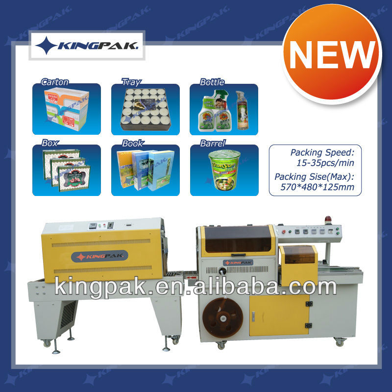 Automatic Continuous Shrink Wrapping Machine For Carton,Tray,Bottle