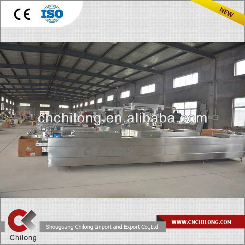 Automatic continuous stretch vacuum packaging machine