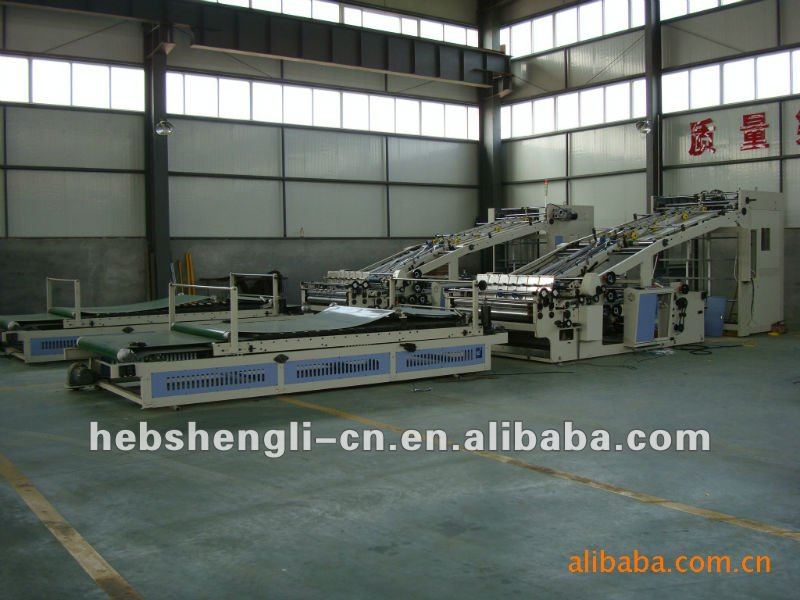 automatic corrugated cardboard laminating packing machinery