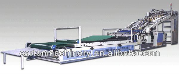 Automatic corrugated flute laminator carton packing machine