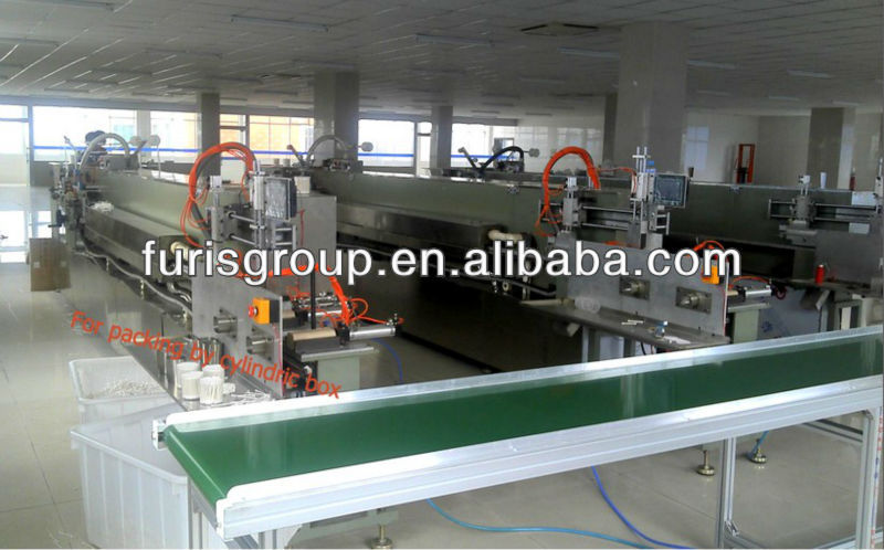 Automatic cotton swab equipment with packing