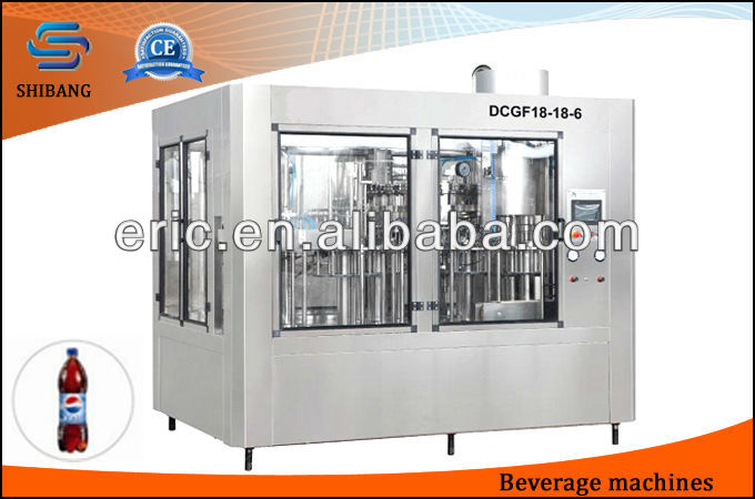 Automatic DCGF carbonated/gas water bottle filling machine