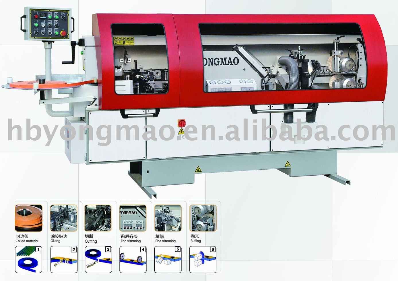 automatic edge banding machineMFB-III edge bander machine woodworking tool 2