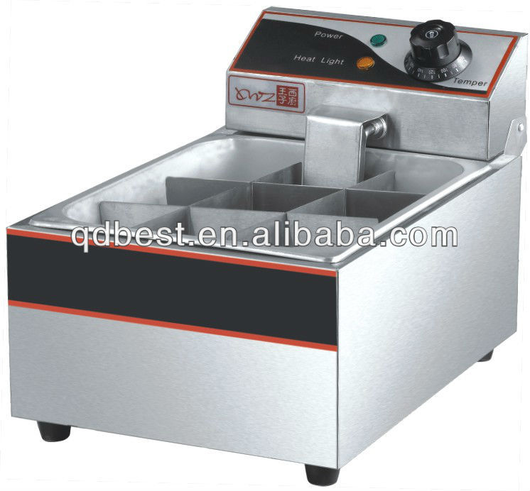 Automatic electric one tank Donut Fryer with cabinet