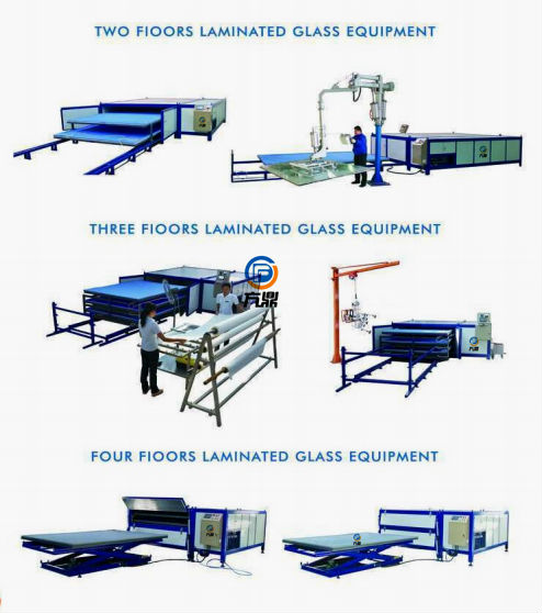 Automatic EVA laminating glass machine for decoration