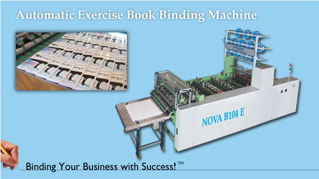 Automatic Exercise Book Binding Machine