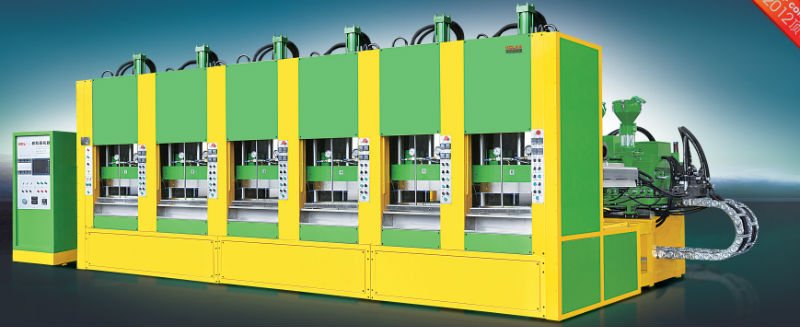 Automatic foam EVA injection moulding machine (6 stations)