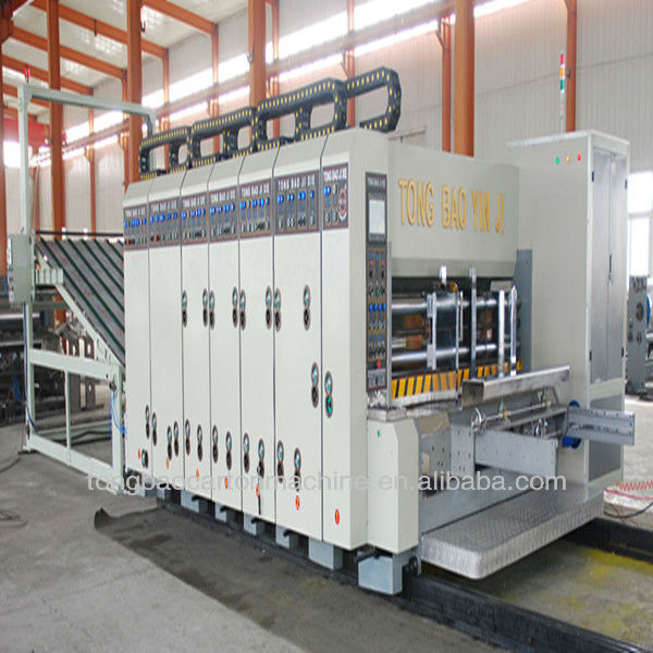 automatic Four Colors Printing Slotting machinery corrugated carton machine