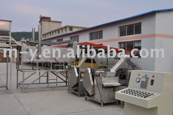 Automatic fried nut/pea/bean production line