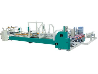 Automatic gluing folding machine