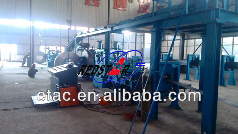 Automatic H-beam production line,High frequency H-beam steel making machine