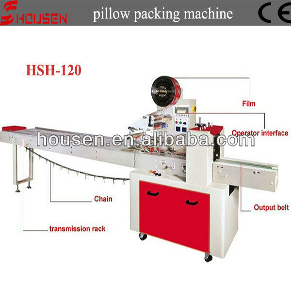 Automatic ice lolly wrapping machine