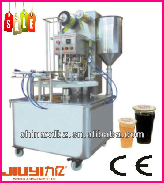 Automatic KIS-900 Rotary Type Plastic Cup Filling and Sealiing Machine