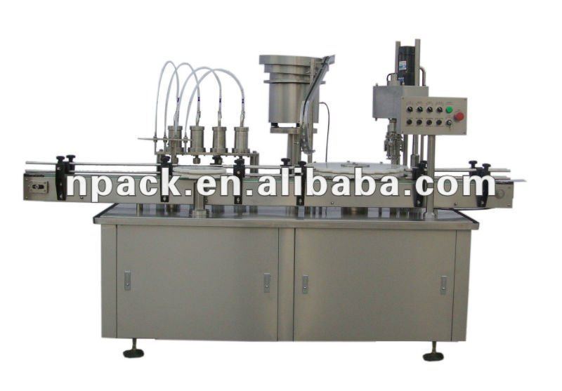automatic liquid filling and capping machine