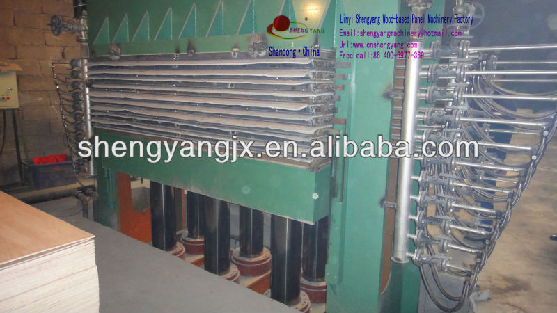 automatic melamine lamination hot press/wood laminating press