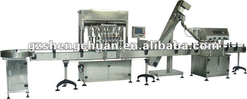 Automatic mineral water rinsing filling capping machine