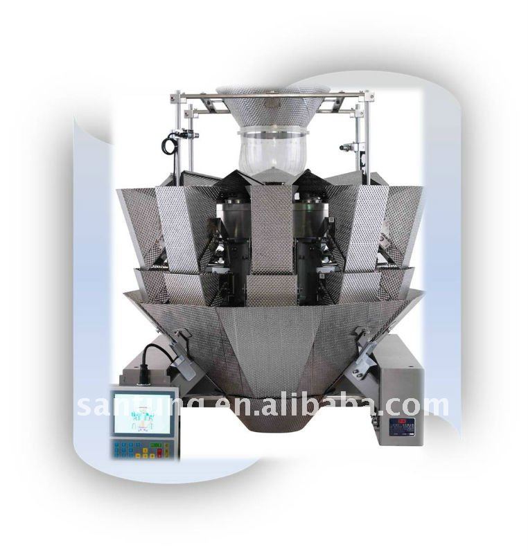 Automatic multi-head weighing filling machine