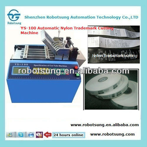 Automatic Nylon Label Cutting Machine / Nylon Trademark Cutting Machine