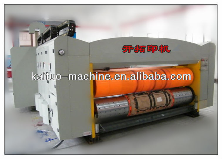 automatic one color printing die cutter machine for carton box