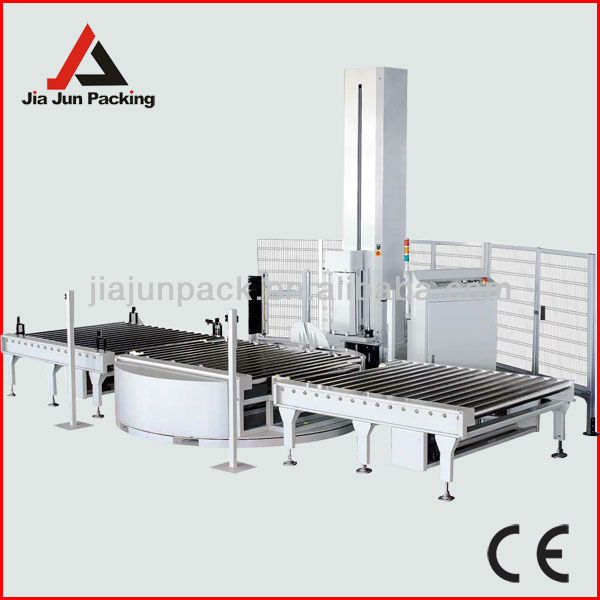 Automatic pallet wrapping machine for wrapping pallet fully automatic with 5 years warranty and service