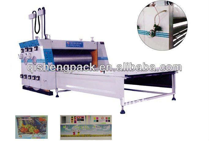 Automatic paper box printing machine