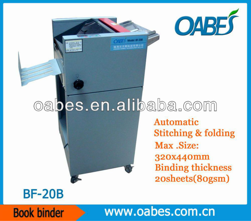 Automatic paper staple and folding machine ,Saddle stitching folding machine