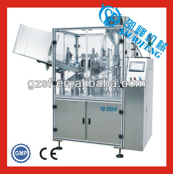 Automatic paste and cream tube filling and sealing machine