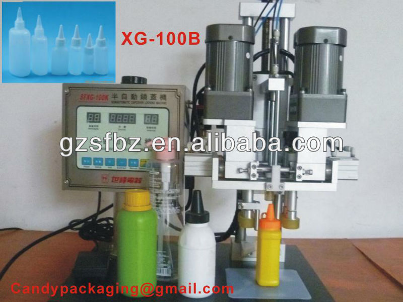 Automatic plastic cover capping machine